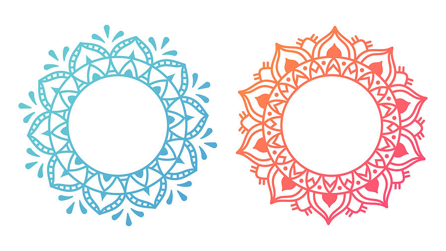 Mandala Pattern Designs Drawing by Filo