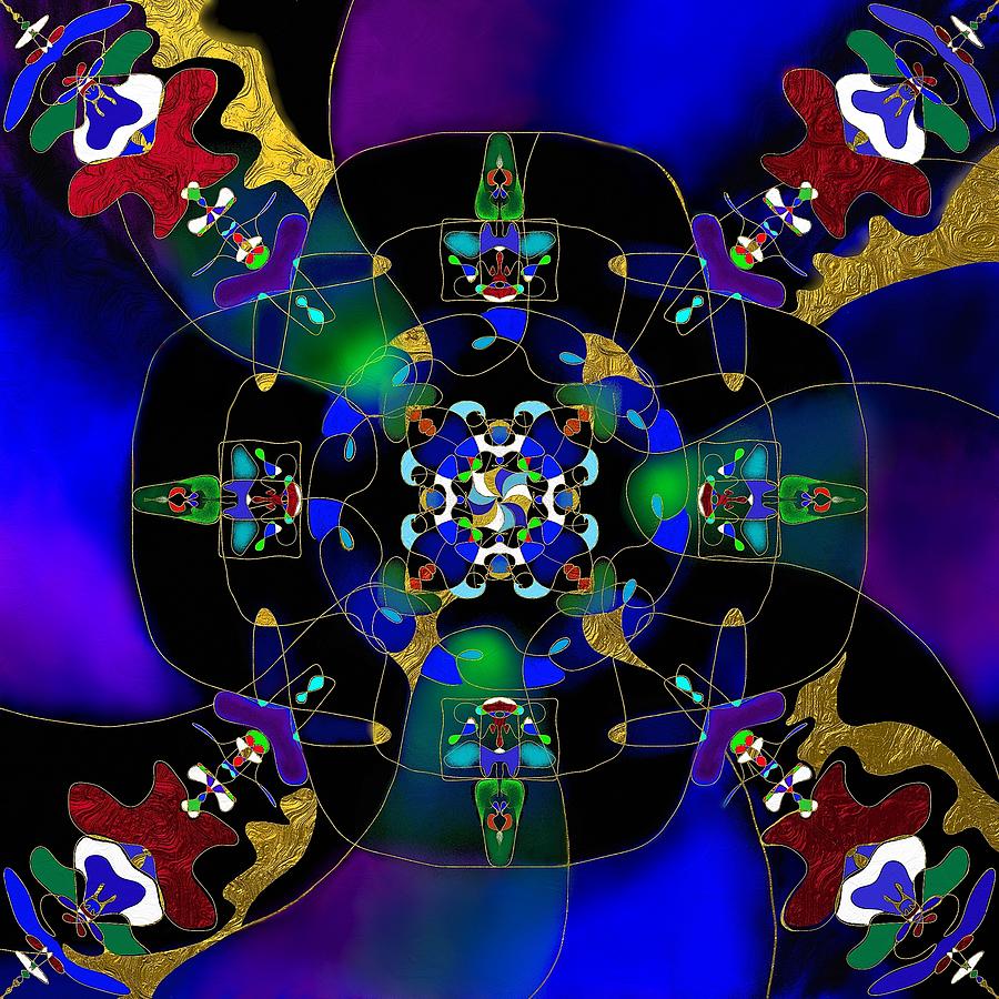 Mandala Painting by Wolfgang Schweizer