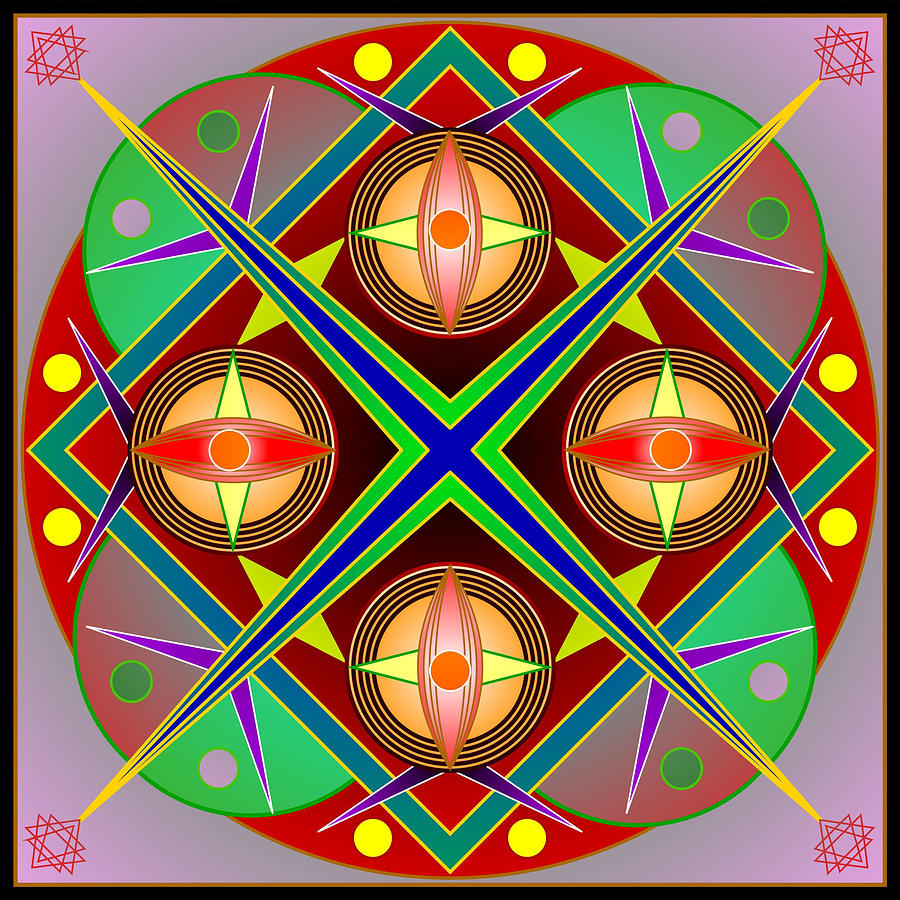 Mandala0504 Digital Art by Mario Carini | Fine Art America