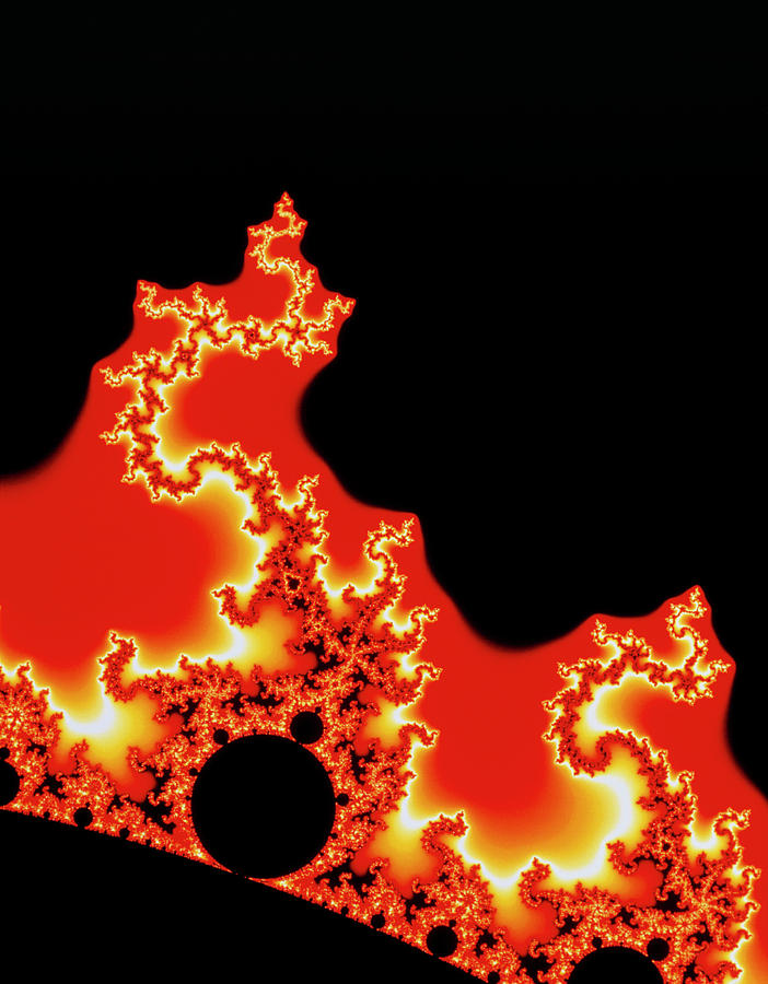 Mandelbrot Set Fractal Image Photograph by Alfred Pasieka/science Photo Library
