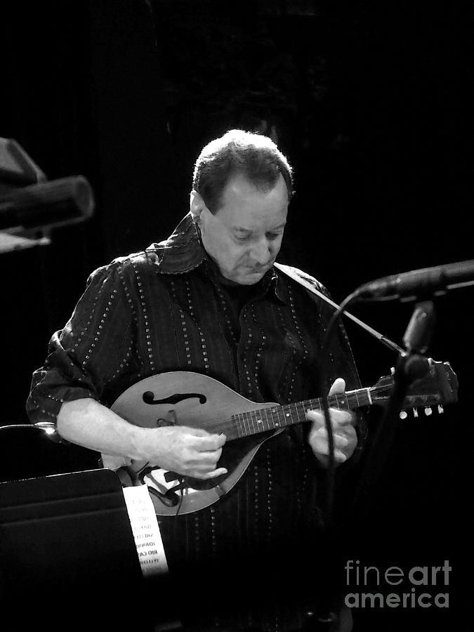 Mandolin in BW Photograph by Chris Anderson
