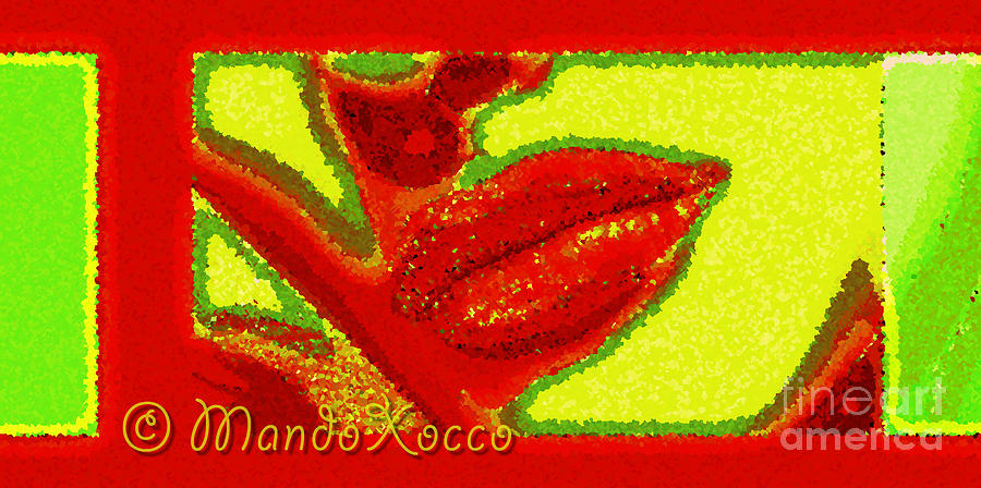 Mandoxocco-webart-pim-neon Mixed Media by Mando Xocco