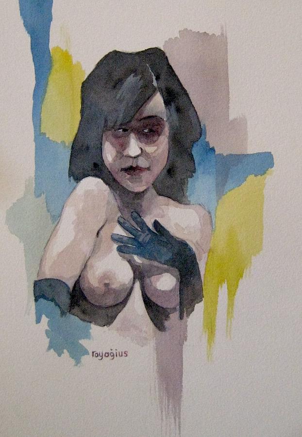 Nude Painting - Mandy by Ray Agius