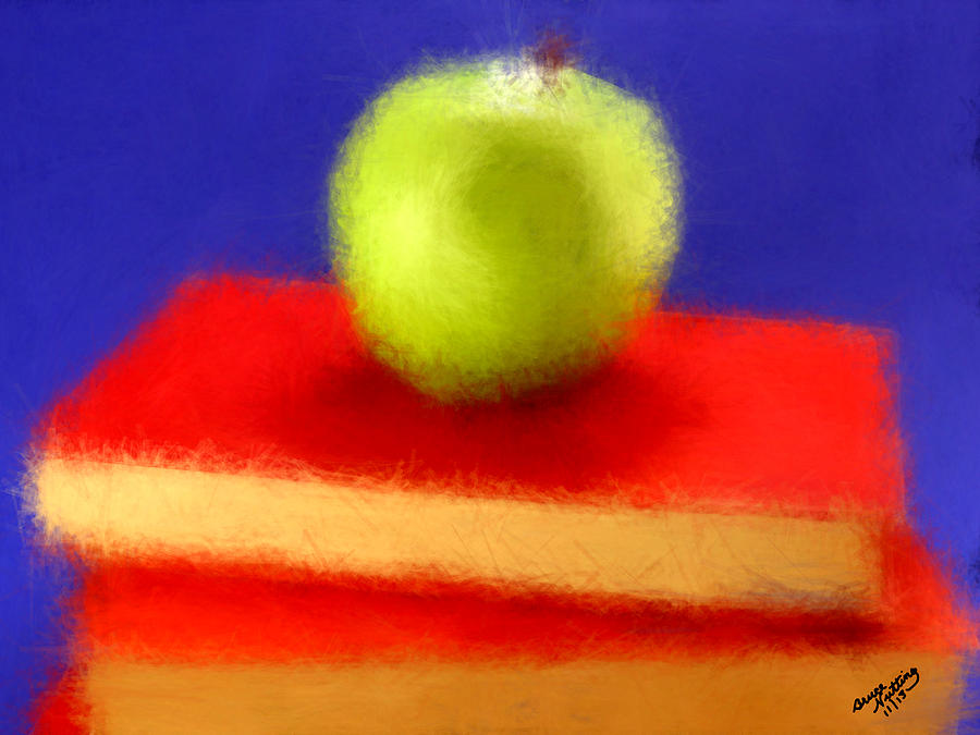 Manets Apple Painting by Bruce Nutting