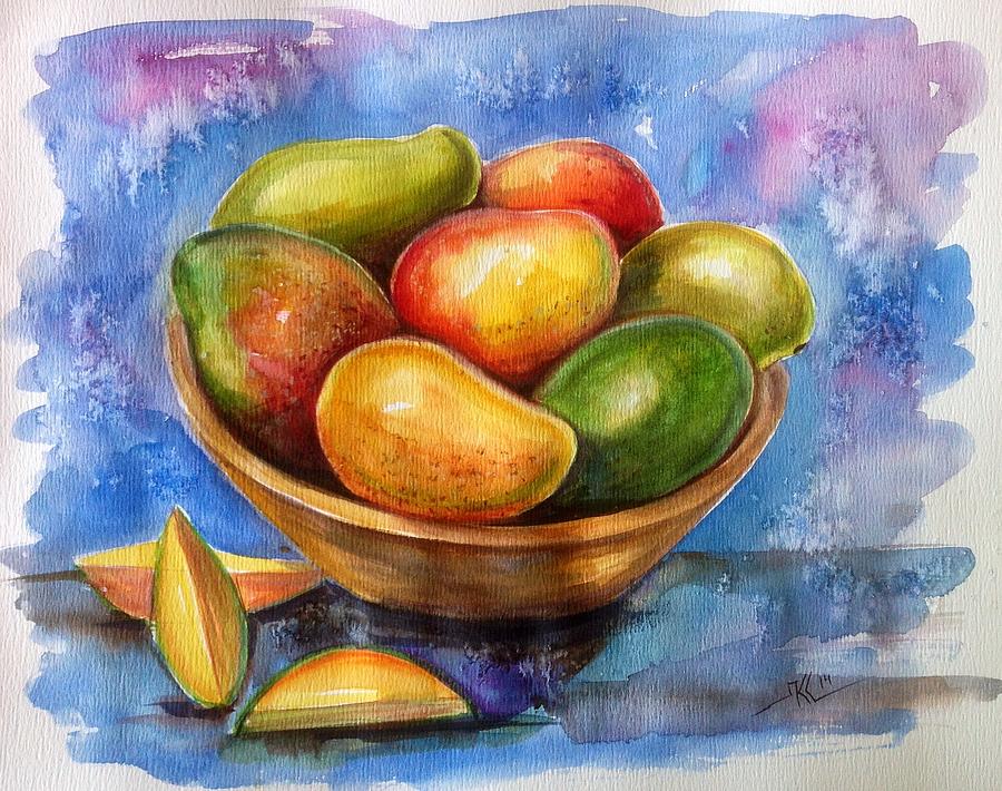 Mango Painting by Katerina Kovatcheva