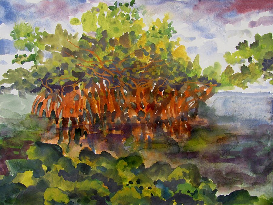Mangrove Painting by James Huntley