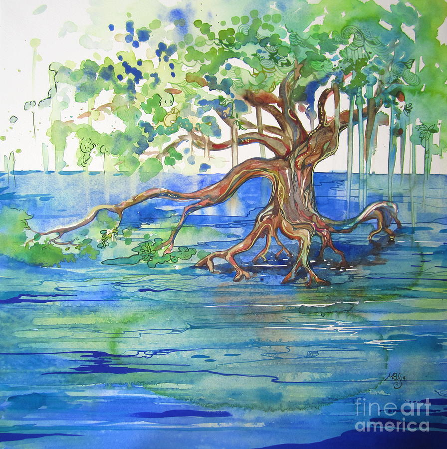 Mangrove Tree Painting by Maya Murano - Fine Art America