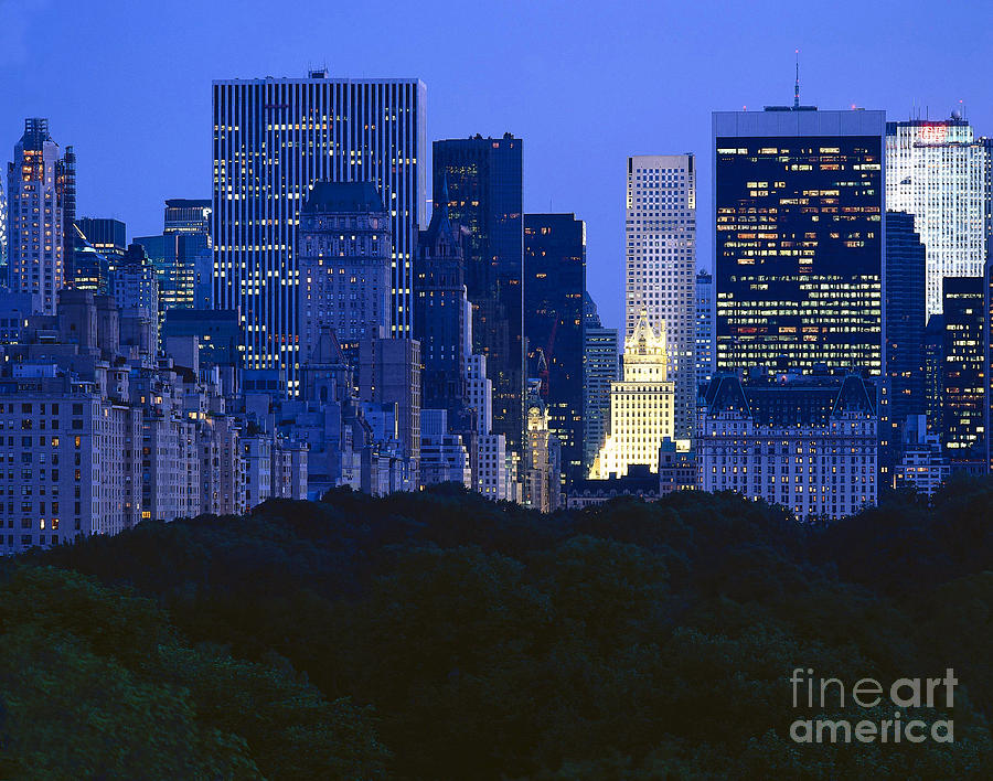 Manhattan And Central Park Photograph by Rafael Macia