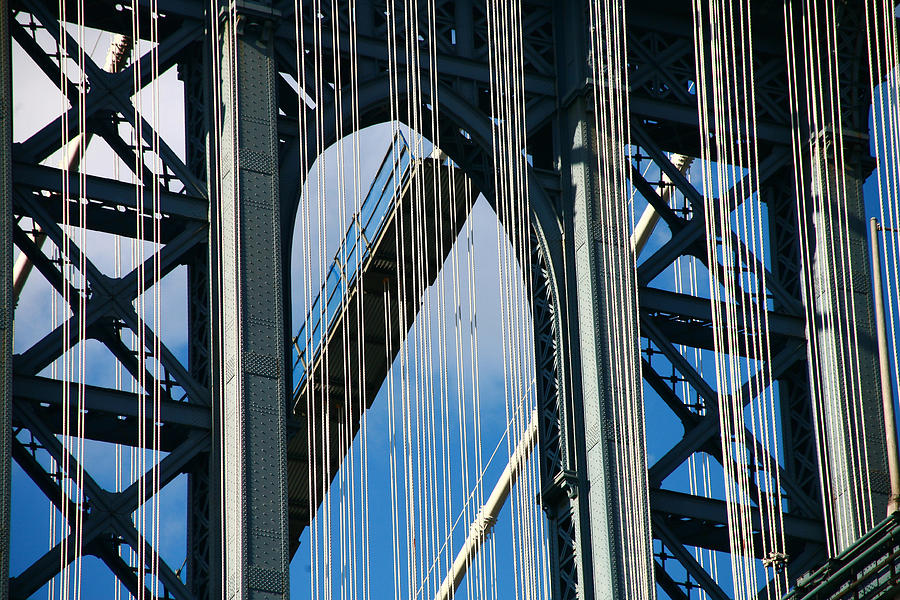 Manhattan Bridge Abstract Photograph by Keith Thomson