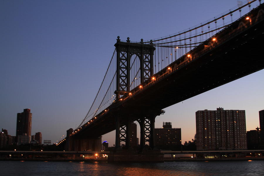 Manhattan Bridge at Dawn Photograph by Sean Conklin