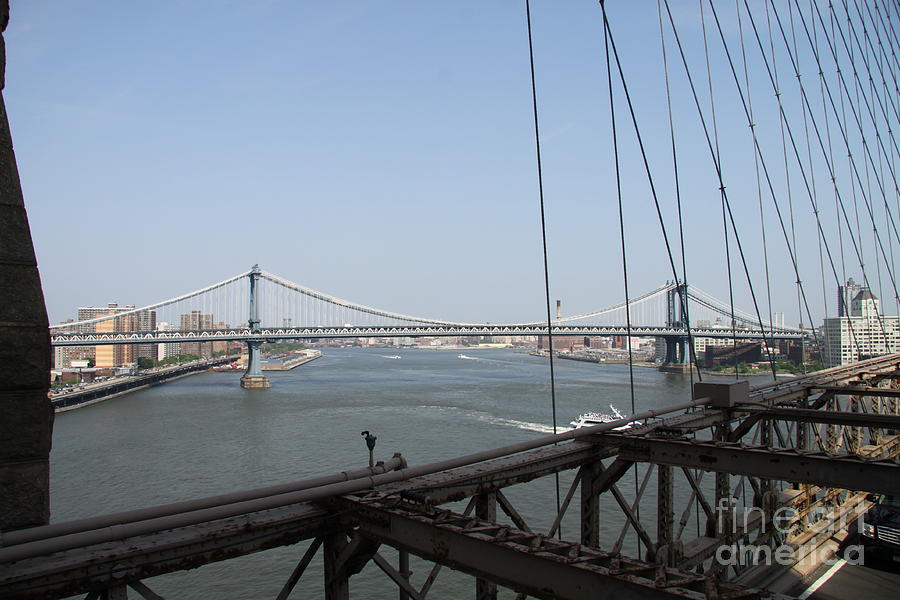 Brooklyn Bridge Photograph - Manhattan Bridge by Christiane Schulze Art And Photography