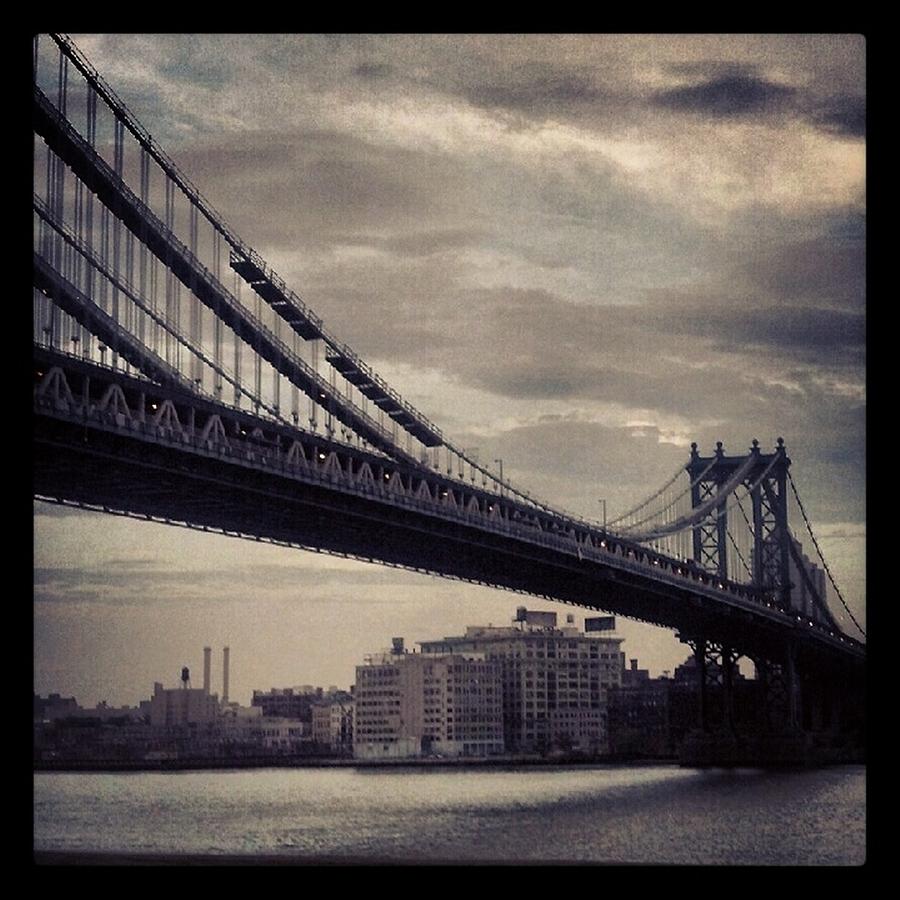 Manhattan Bridge In Ny Photograph