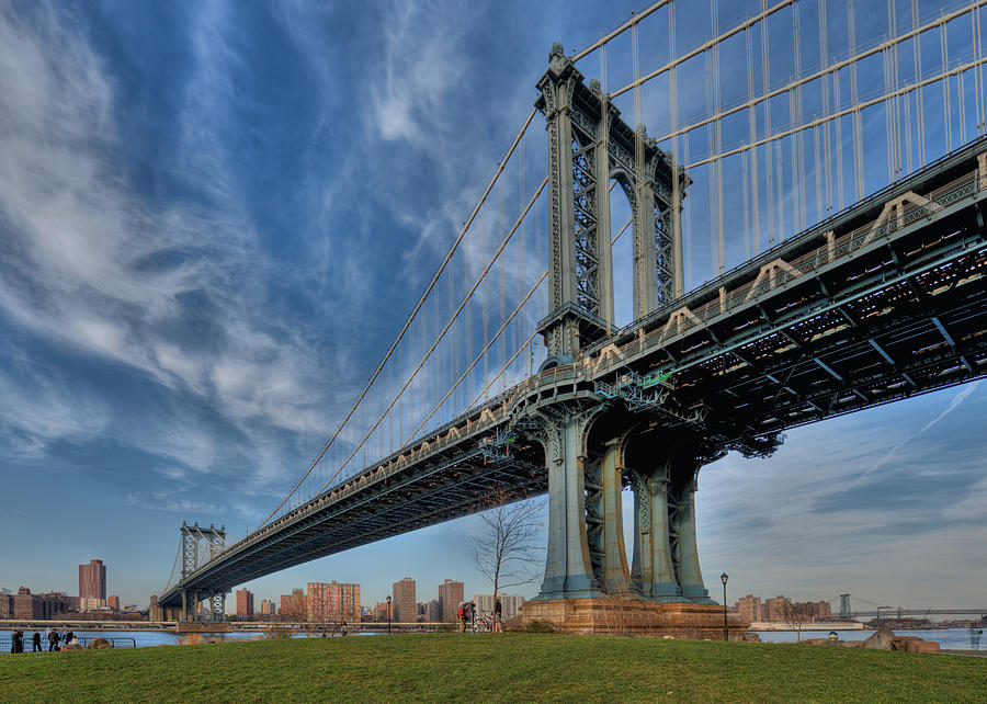 Manhattan Bridge Photograph by Jean-Pierre Ducondi