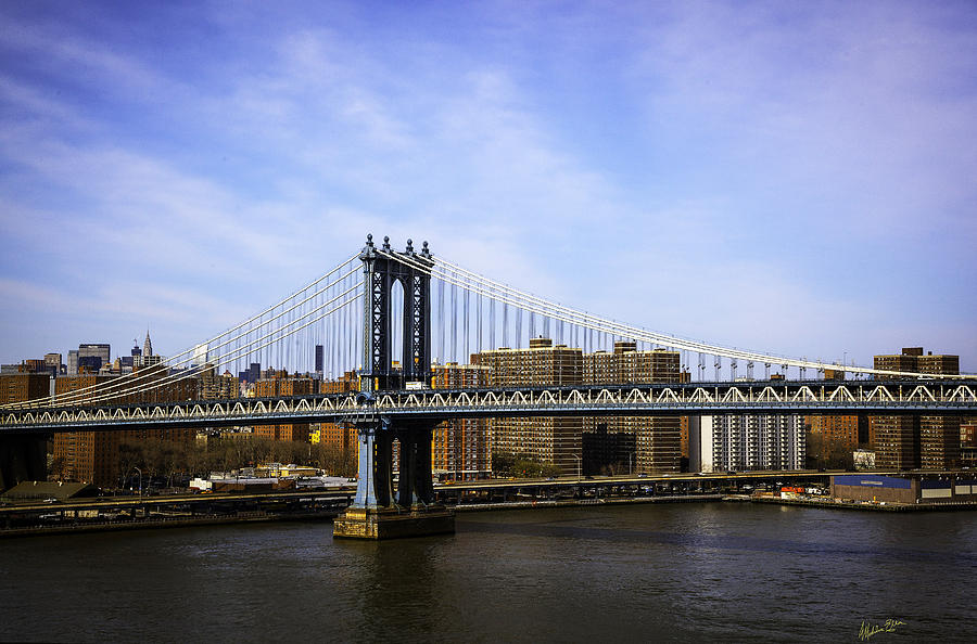 Manhattan Bridge Photograph by Madeline Ellis