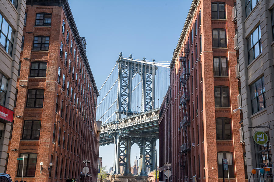 Manhattan Bridge seen from Dumbo Brooklyn Photograph by P Madia - Pixels