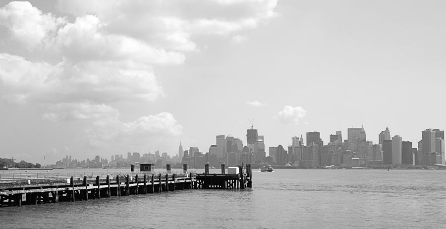Manhattan from Liberty Island Photograph by Jenny Hudson