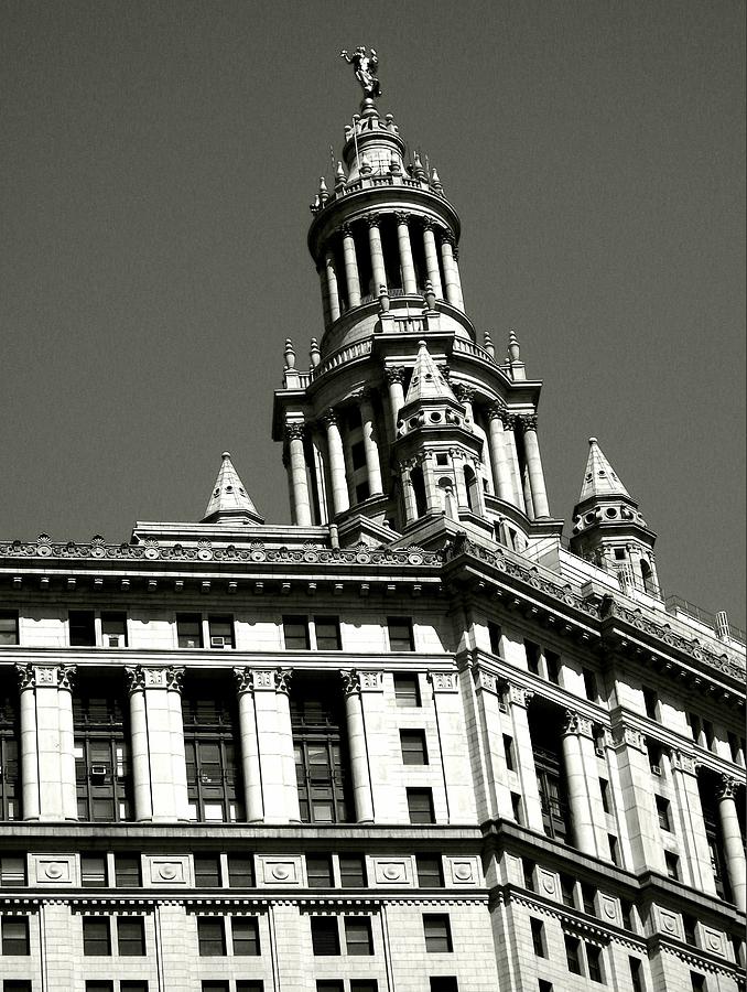 Manhattan Municipal Building Tower Photograph by Liza Dey