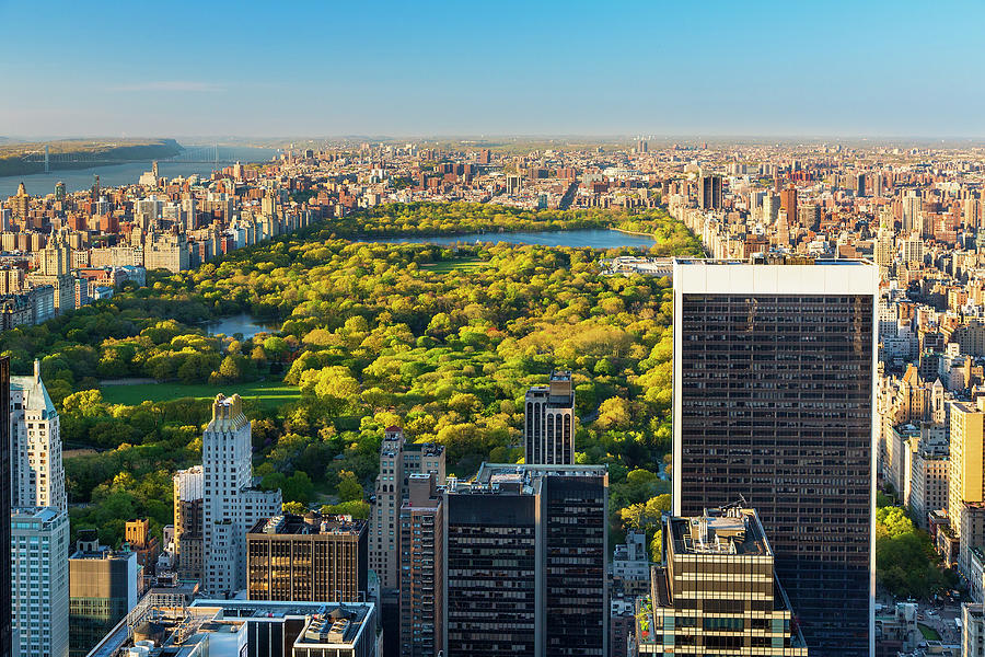 Manhattan New York City Skyline Central by Sylvain Sonnet