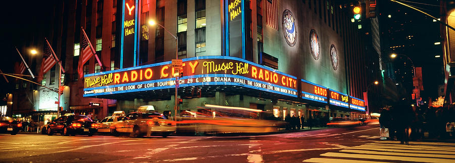 Manhattan, Radio City Music Hall, Nyc Photograph by Panoramic Images