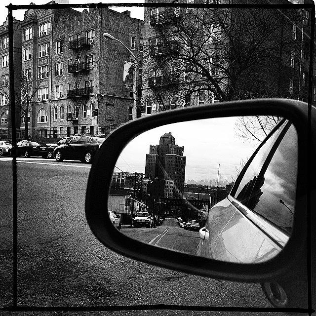 Newark Photograph - Manhattan Rising #newark #hipstamatic by Mary Ann Reilly