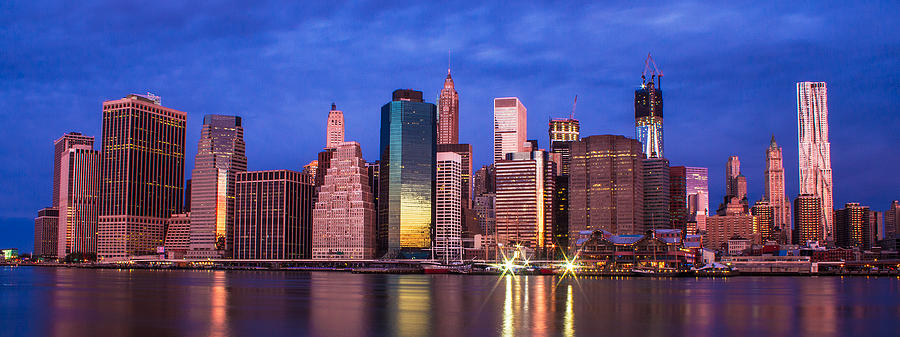 Manhattan Skyline at Sunrise Photograph by John McGraw