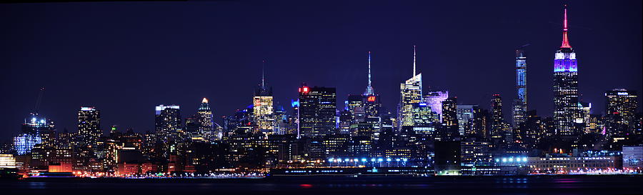 Manhattan Skyline from Liberty State Park Photograph by Raymond Salani III
