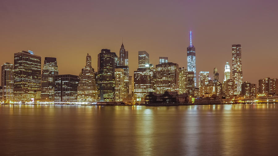 Manhattan skyline view from Brooklyn Photograph by SAURAVphoto Online Store