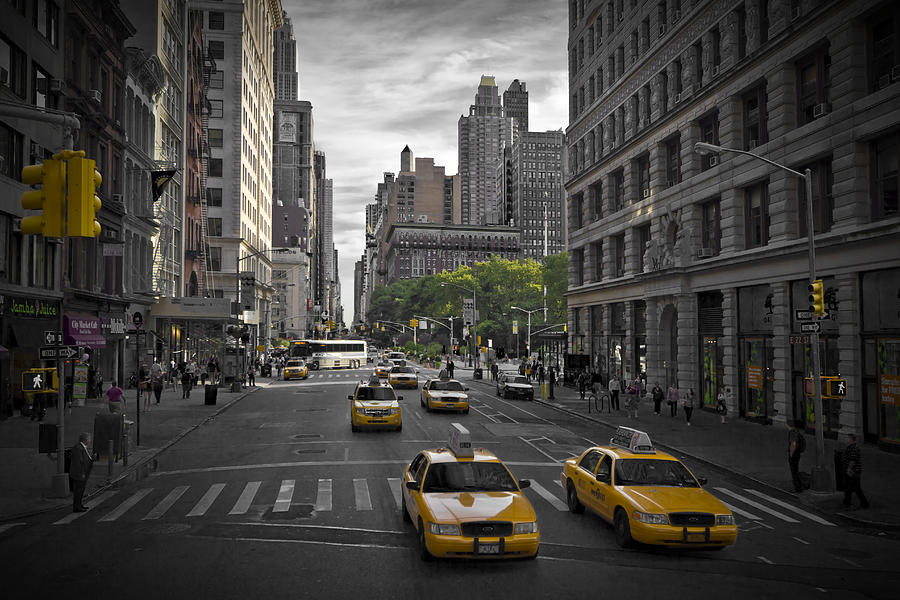 Manhattan Streetscene Photograph by Melanie Viola - Fine Art America