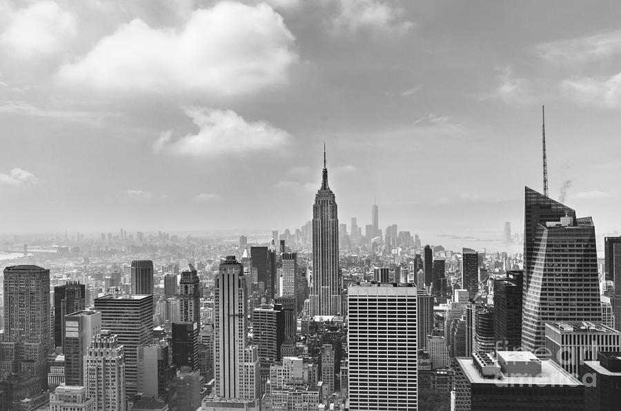 Manhattan View Bw Photograph By Yoko Takei Do - Fine Art America