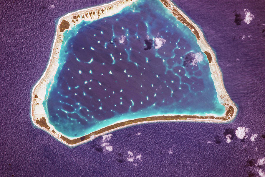 Manihiki Atoll Photograph by Nasa