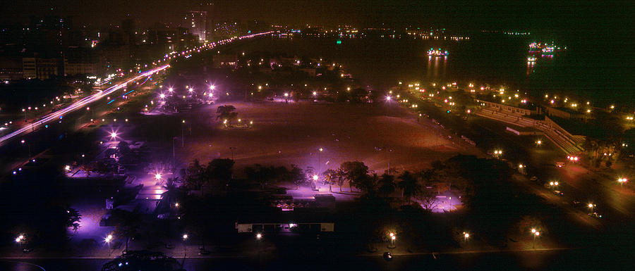 Manila Bay night view Photograph by Joe Connors