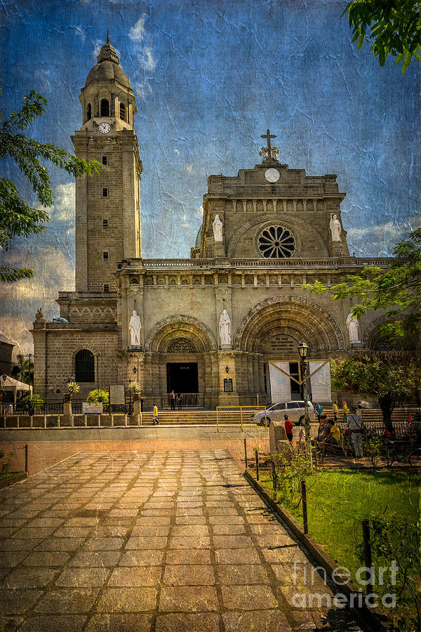 Architecture Photograph - Manila Cathedral by Adrian Evans