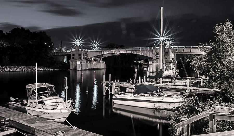 Manistee Bridge Photograph by Rick Bartrand