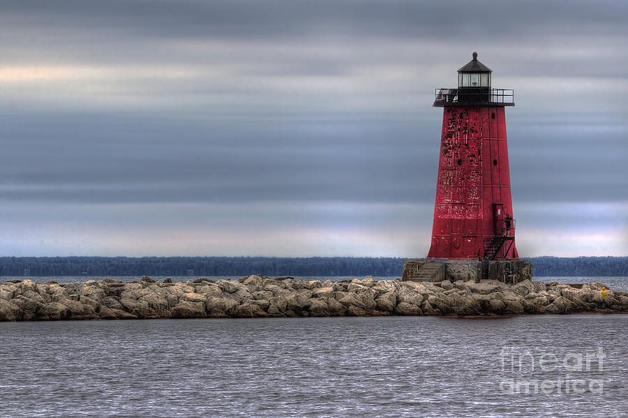 Manistique Lighthouse Photograph by Twenty Two North Photography - Fine ...