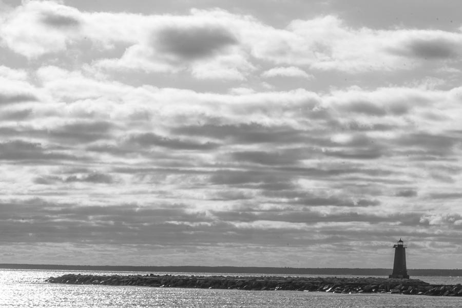 Lake Michigan Photograph - Manistique Michigan Lighthouse by John McGraw