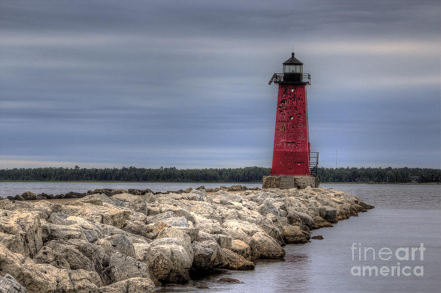 Manistique Pier and Lighthouse Photograph by Twenty Two North ...