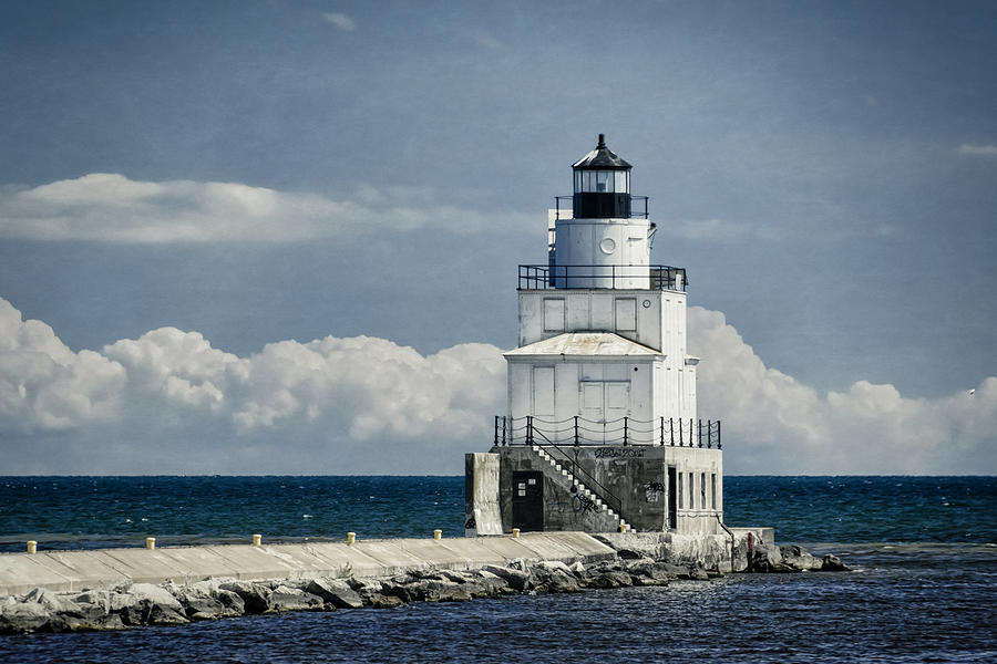 Architecture Photograph - Manitowoc Breakwater Lighthouse by Joan Carroll