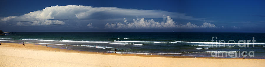 Manly Beach Photograph - Manly Beach panorama by Sheila Smart Fine Art Photography