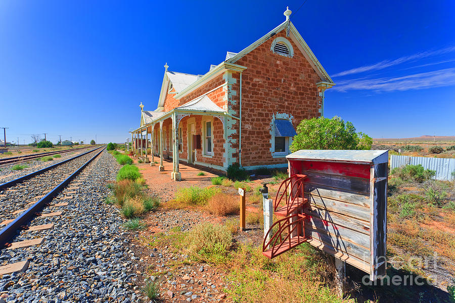 Mannahill Railway Station Photograph by Bill  Robinson