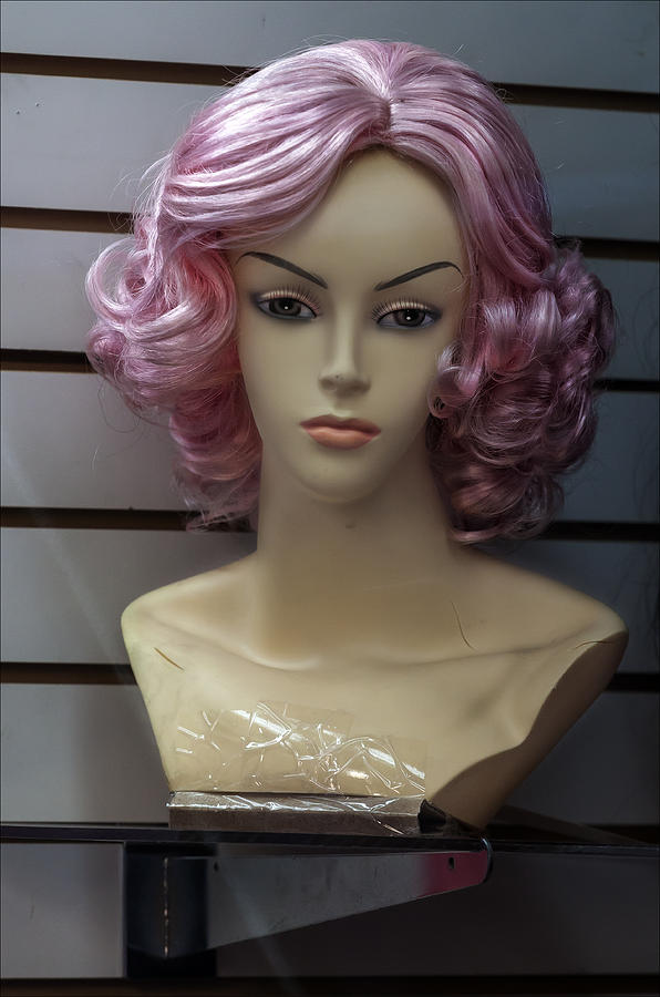 Mannequin and Pink Wig Photograph by Robert Ullmann