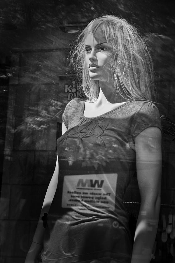 Mannequin in a Window Display Photograph by Randall Nyhof