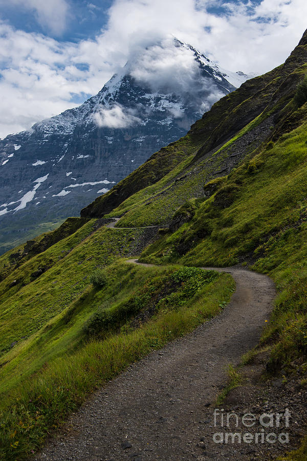 Mannlichen to Kleine Scheidegg Trail  - Swiss Alps Photograph by Gary Whitton