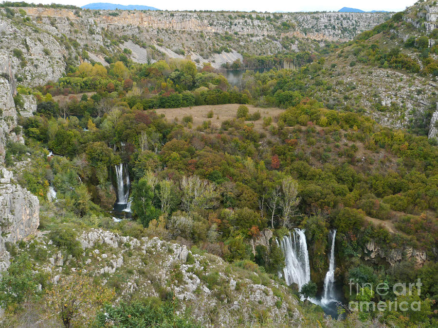 Manojlovacki Waterfalls - Krka - Croatia Photograph by Phil Banks