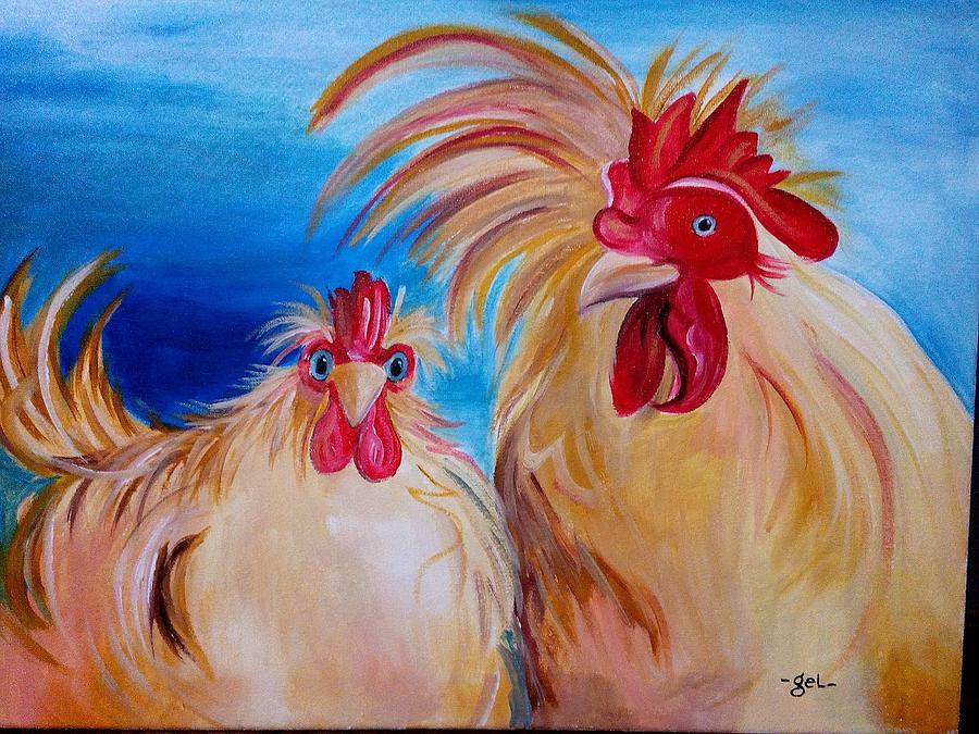 Manok Painting by Maria Angelica Yanos - Fine Art America