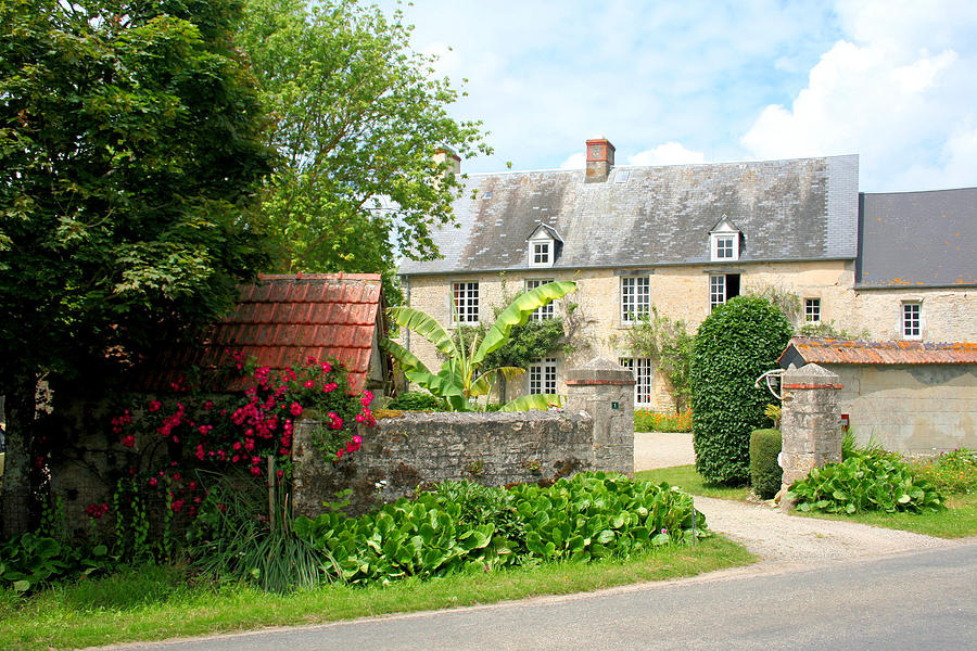 Manor House in Normandy Photograph by Gordon Elwell