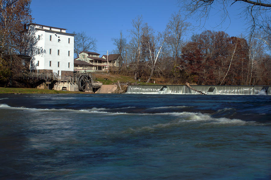 Fall Photograph - Mansfield Mill by Thomas Sellberg