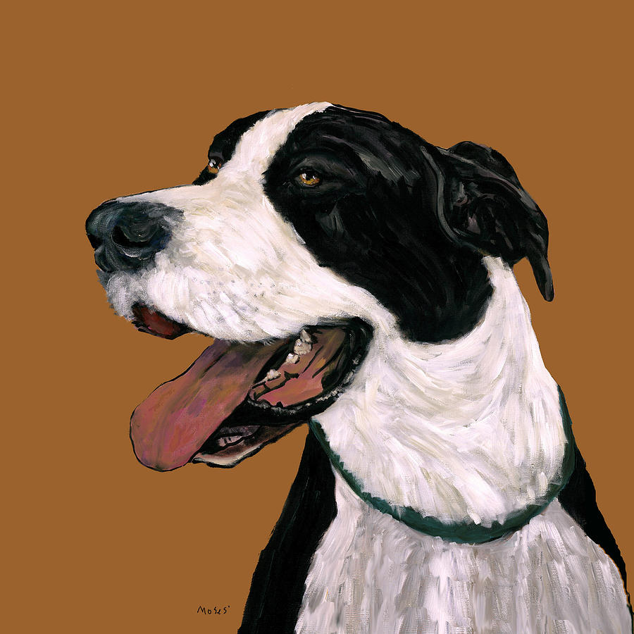 Mantle Great Dane Painting by Dale Moses
