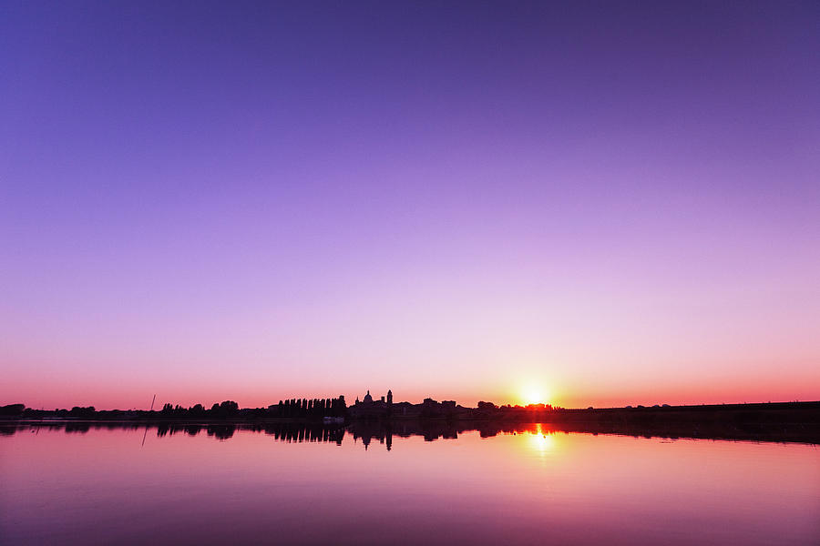 Mantua Sunset Photograph by Deimagine