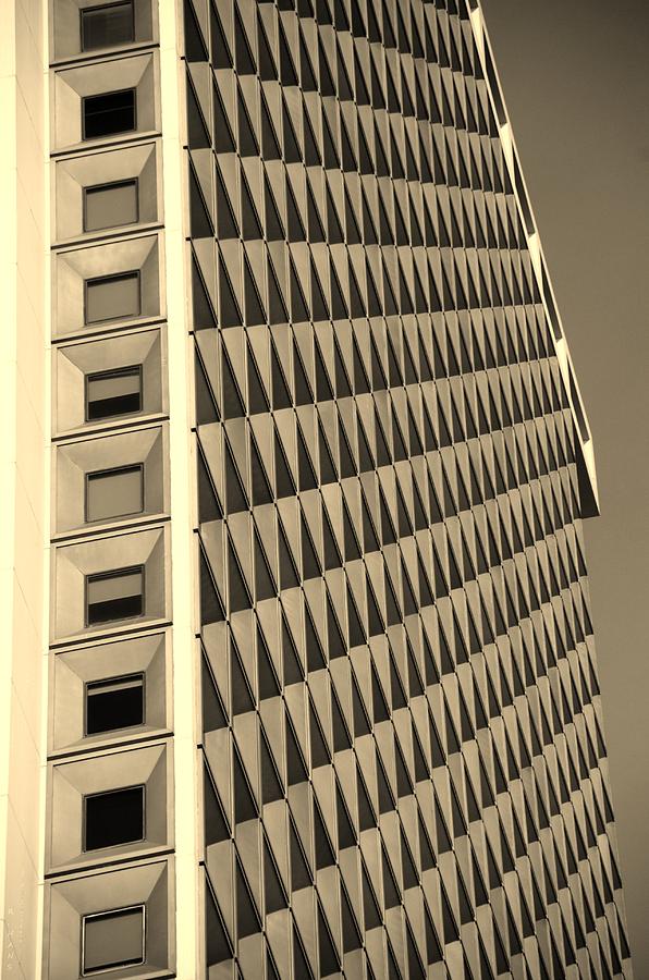 Architecture Photograph - MANY WINDOWS in SEPIA by Rob Hans