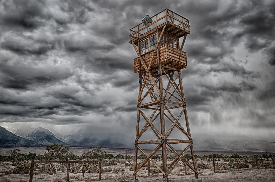 Manzanar Guard Tower Photograph by Cat Connor
